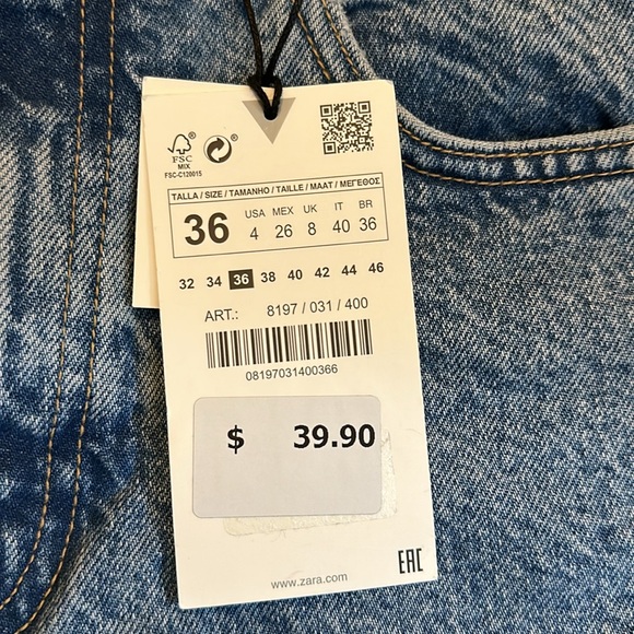 Zara straight leg jeans - Picture 3 of 6